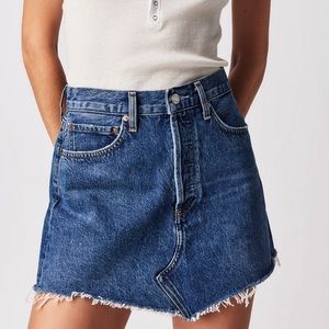 AGOLDE Denim Mini Skirt - 25